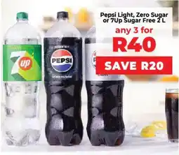 Food Lover's Market Pepsi Light, Zero Sugar or 7Up Sugar Free offer