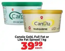Food Lover's Market Canola Gold, Full Fat or Lite Fat Spread offer