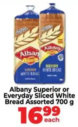 Food Lover's Market Albany Superior or Everyday Sliced White Bread Assorted offer