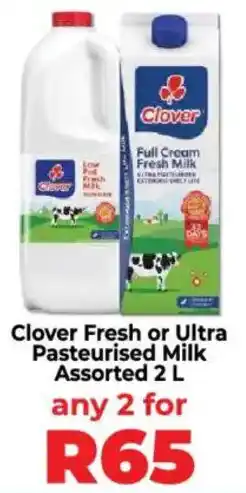 Food Lover's Market Clover Fresh or Ultra Pasteurised Milk Assorted offer