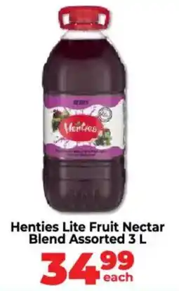Food Lover's Market Henties Lite Fruit Nectar Blend Assorted offer