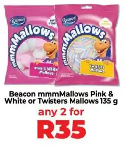 Food Lover's Market Beacon mmmMallows Pink & White or Twisters Mallows offer