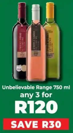 Food Lover's Market Unbelievable Range offer