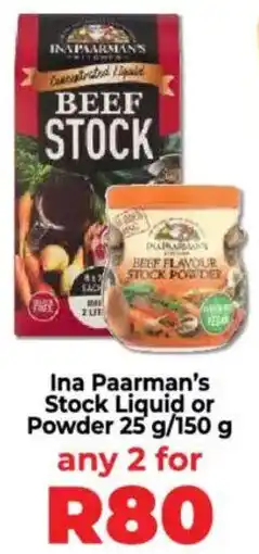 Food Lover's Market Ina Paarman's Stock Liquid or Powder offer