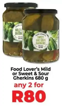 Food Lover's Market Food Lover's Mild or Sweet & Sour Gherkins offer