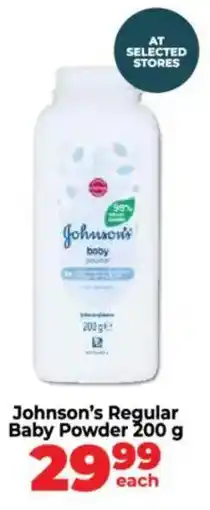 Food Lover's Market Johnson's Regular Baby Powder offer