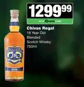 Spar Tops Chivas Regal 18 Year Old Blended Scotch Whisky-750ml offer
