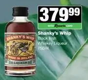 Spar Tops Shanky's Whip Black Irish Whisky Liqueur-750ml offer