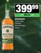Spar Tops Jameson Triple Triple Distilled Irish Whisky-750ml offer