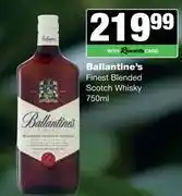 Spar Tops Ballantine's Finest Blended Scotch Whisky-750ml offer