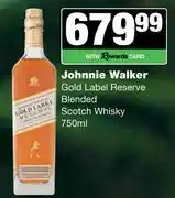 Spar Tops Johnnie Walker Gold Label Reserve Blended Scotch Whisky-750ml offer