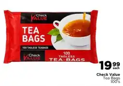 Check Star Check Value Tea Bags offer