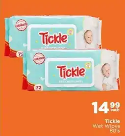 Check Star Tickle Wet Wipes offer