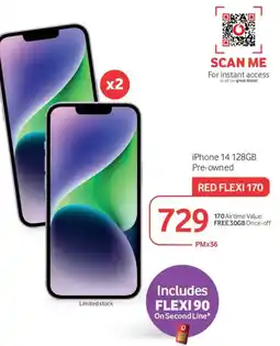 Makro iPhone 14 128GB Pre-owned offer