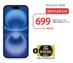 Makro iPhone 16 128GB offer