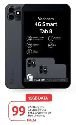 Makro Vodacom 4G Smart Tab 8 offer