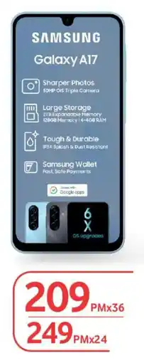 Makro Samsung Galaxy A17 offer