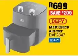 OK Furniture Defy Matt Black Airfryer offer