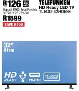 OK Furniture Telefunken 32" HD Ready LED TV offer