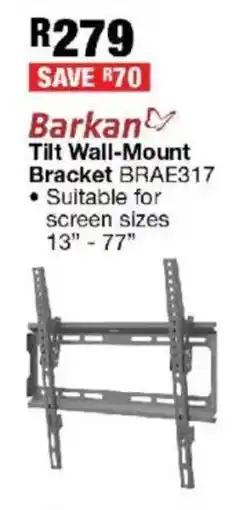OK Furniture Barkan Tilt Wall-Mount Bracket offer