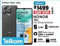 OK Furniture Honor X5c 4G Smartphone offer