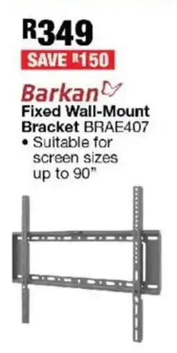 OK Furniture Barkan Fixed Wall-Mount Bracket offer