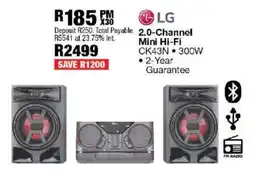 OK Furniture LG 2.0-Channel Mini Hi-Fi offer