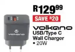 OK Furniture Volkano USB/ Type C Wall Charger offer