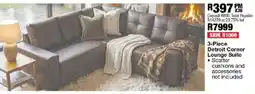 OK Furniture Detroit Corner Lounge Suite offer