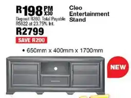 OK Furniture Cleo Entertainment Stand offer