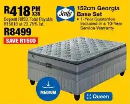 OK Furniture Sealy 152cm Georgia Base Set offer