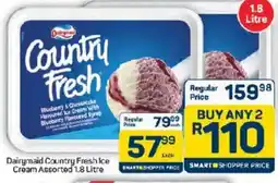 Pick n Pay Hypermarket Dairymaid Country Fresh Ice Cream Assorted offer
