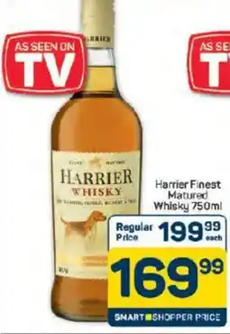 Pick n Pay Hypermarket Harrier Finest Matured Whisky offer