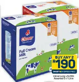 Pick n Pay Hypermarket Clover Long Life Milk Assorted offer