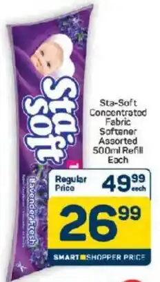 Pick n Pay Hypermarket Sta-Soft Concentrated Fabric Softener Assorted Refill offer