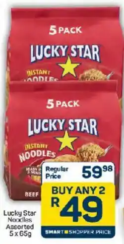 Pick n Pay Hypermarket Lucky Star Noodles Assorted offer