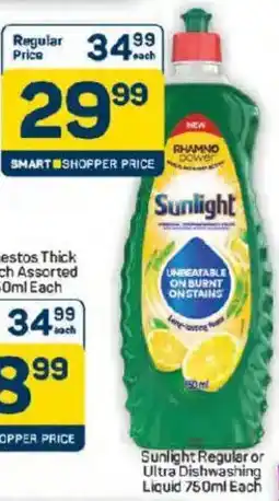 Pick n Pay Hypermarket Sunlight Regular or Ultra Dishwashing Liquid offer