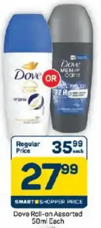Pick n Pay Hypermarket Dove Roll-on Assorted offer