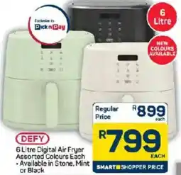 Pick n Pay Hypermarket Defy Digital Air Fryer Assorted Colours offer