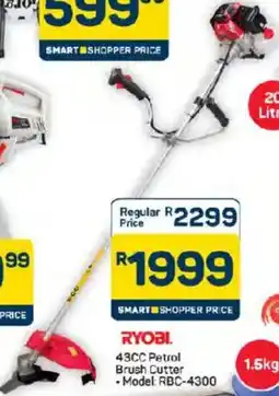 Pick n Pay Hypermarket Ryobi 43CC Petrol Brush Cutter offer