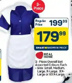 Pick n Pay Hypermarket Real Home Overall Set Assorted Colours offer