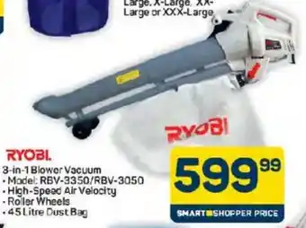 Pick n Pay Hypermarket Ryobi 3-in-1 Blower Vacuum offer