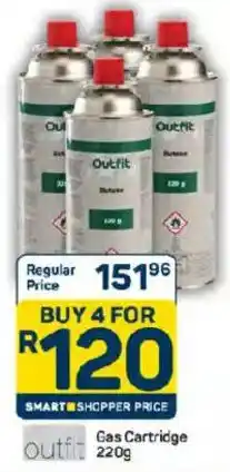 Pick n Pay Hypermarket Outfit Gas Cartridge offer