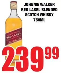 Boxer Liquors Johnnie walker red label blended scotch whisky offer
