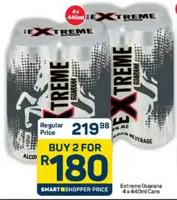 Pick n Pay Liquor Extreme Guarana Cans offer