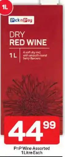 Pick n Pay Liquor PnP Wine Assorted offer