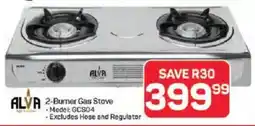Pick n Pay Alva 2-Burner Gas Stove offer