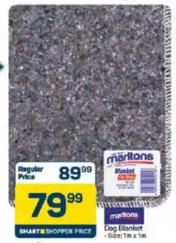 Pick n Pay Marltons Dog Blanket offer