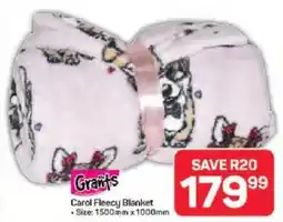 Pick n Pay Grants Carol Fleecy Blanket offer