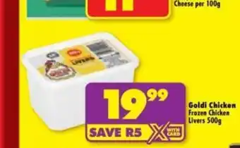Shoprite Goldi Chicken Frozen Chicken Livers offer